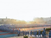北京师范大学珠海分校2017级学生军训正如火如荼开展