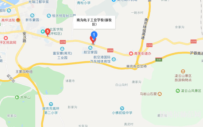 南充电子工业幼儿师范学校地址在哪里 