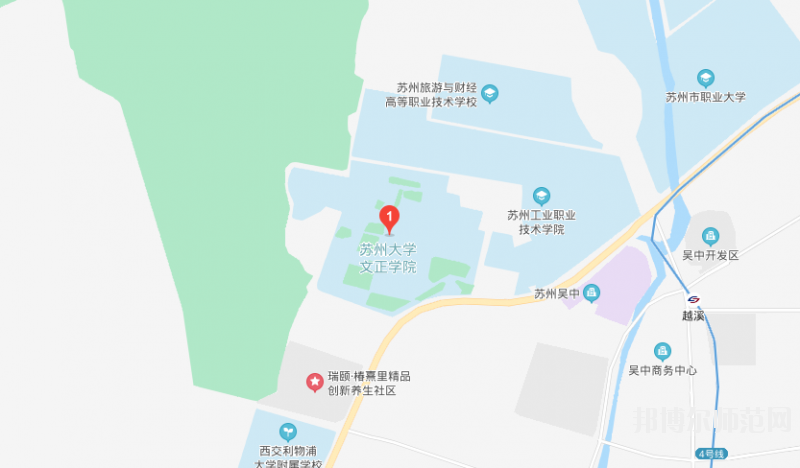 苏州师范大学文正学院地址在哪里