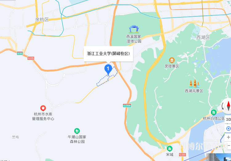 浙江工业师范大学屏峰校区2023年地址在哪里