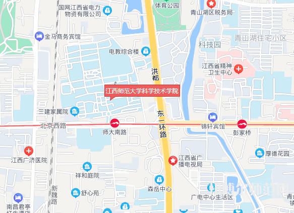 江西师范大学科学技术学院2023年地址在哪里