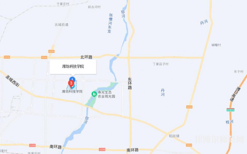 潍坊科技师范学院2023年地址在哪里 