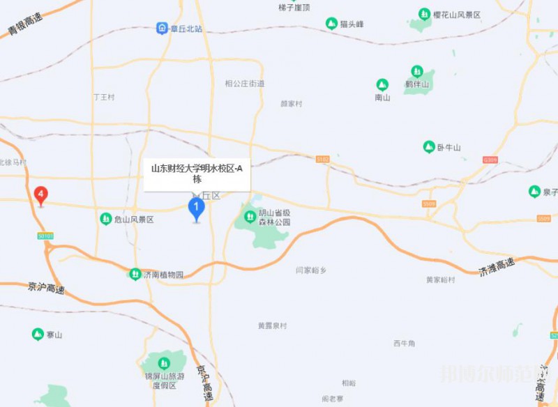 山东财经师范大学明水校区2023年地址在哪里