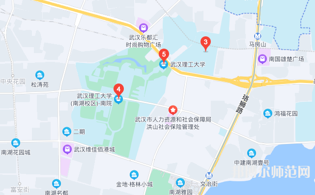 武汉理工师范大学南湖校区2023年地址在哪里