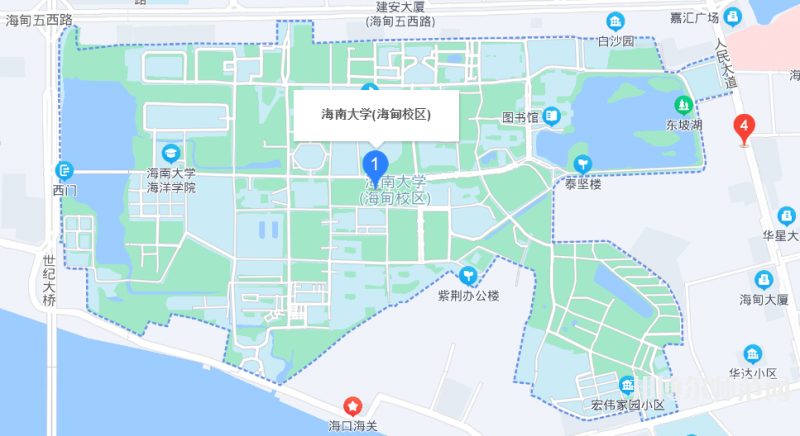 海南大学师范学院海甸校区2023年地址在哪里