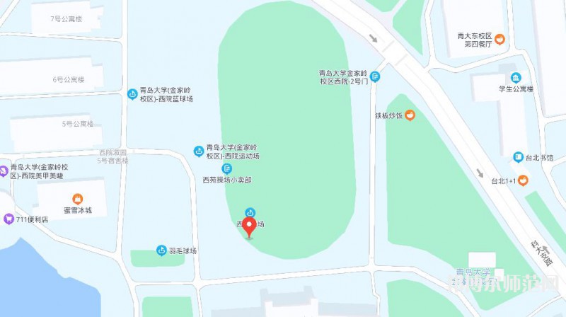 青岛师范大学金家岭校区2023年地址在哪里 