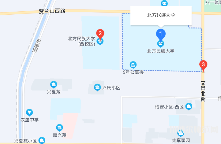 北方民族师范大学2023年地址在哪里