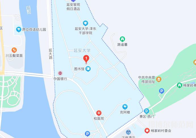 延安大学师范学院杨家湾新校区2023年地址在哪里