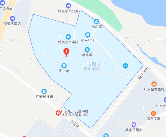 广安职业技术师范学院2023年地址在哪里