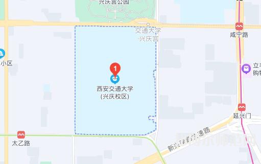 西安交通师范大学兴庆校区2023年地址在哪里